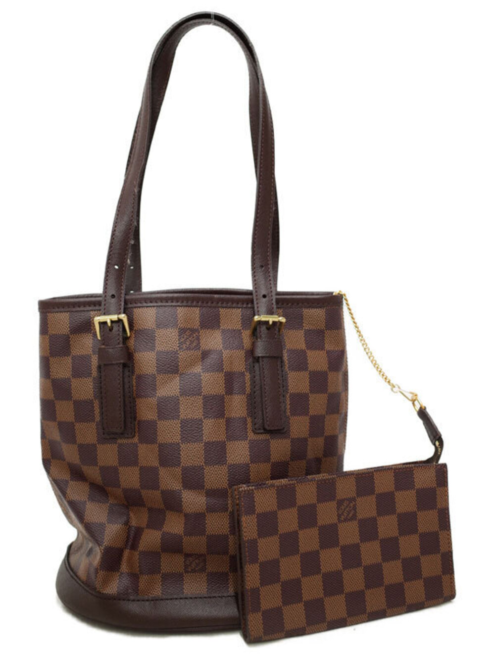 Louis Vuitton Damier Mare Bucket Shoulder Bag
